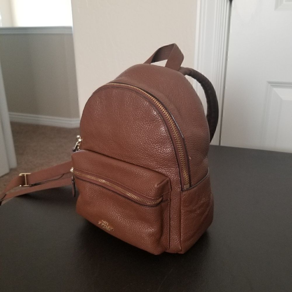 Coach Leather Mini Backpack - Picture 3 of 8